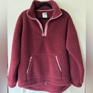Women Small Maroon Sweater
